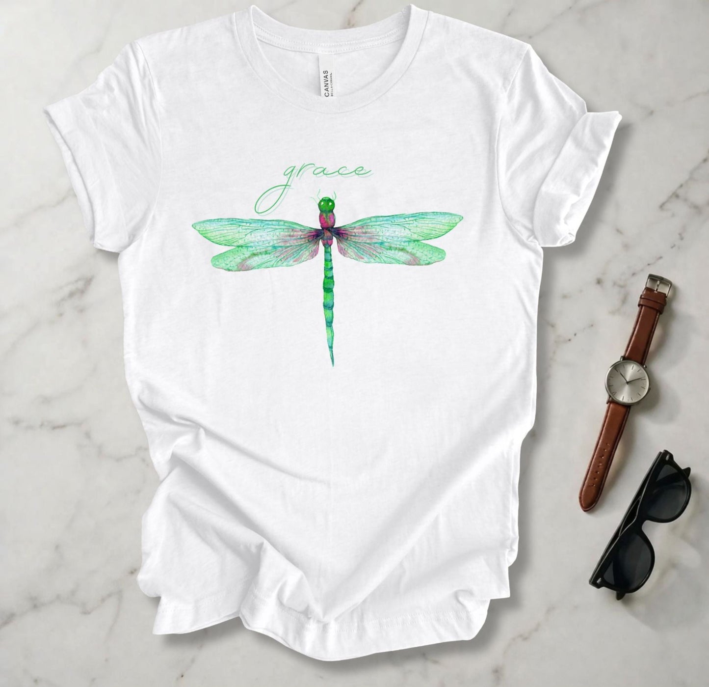 Green Dragonfly (Grace) T Shirt
