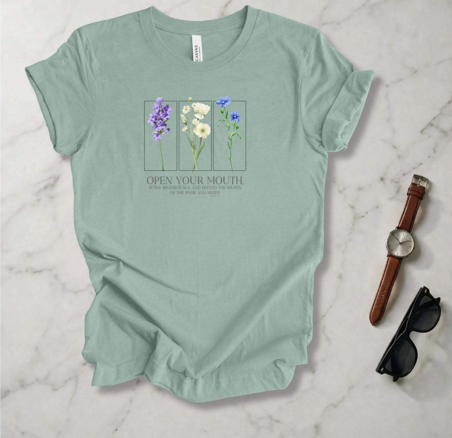 Open Your Mouth And Judge Righteously T Shirt