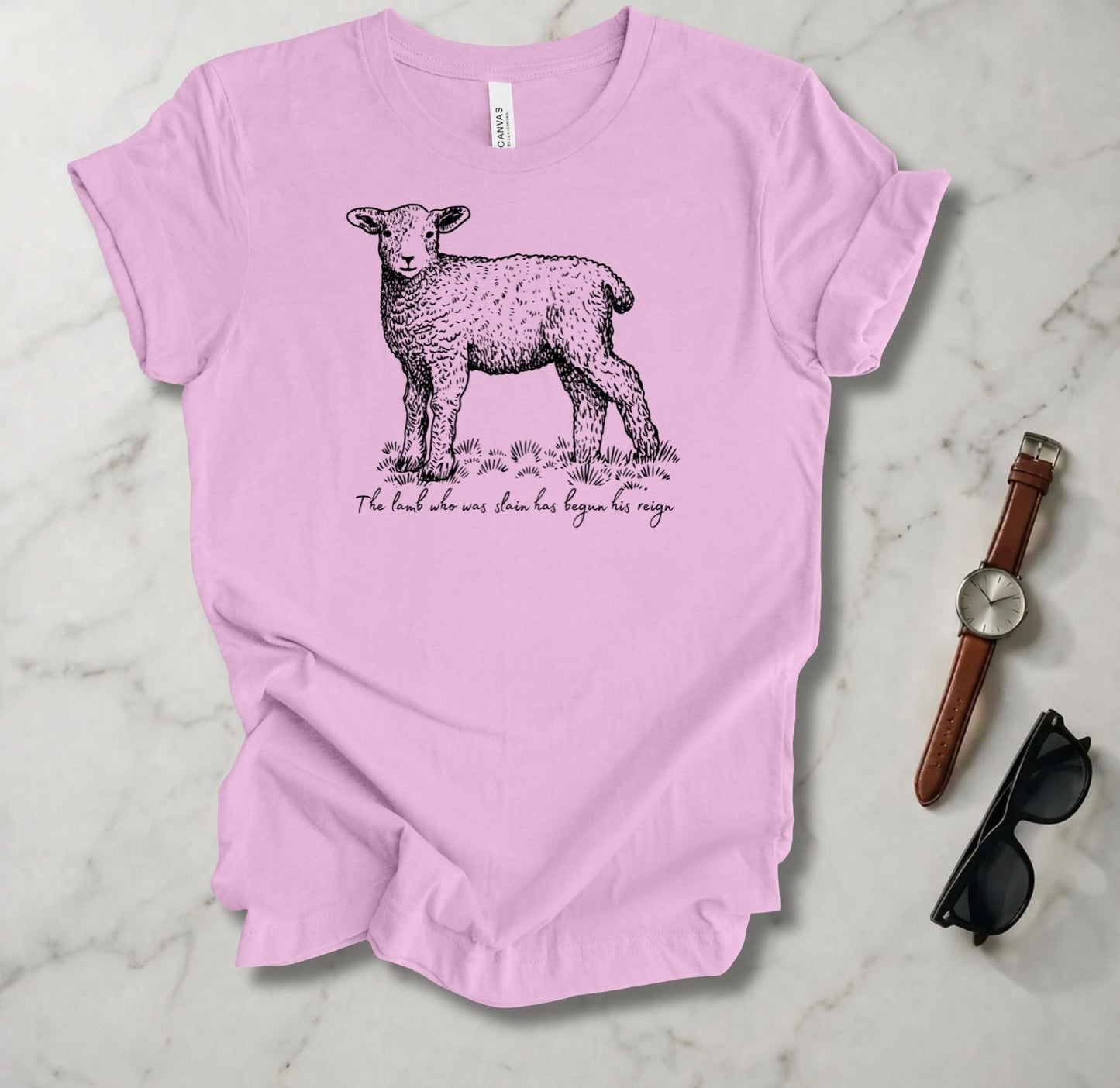 The Lamb Who Was Slain Has Begun His Reign T Shirt
