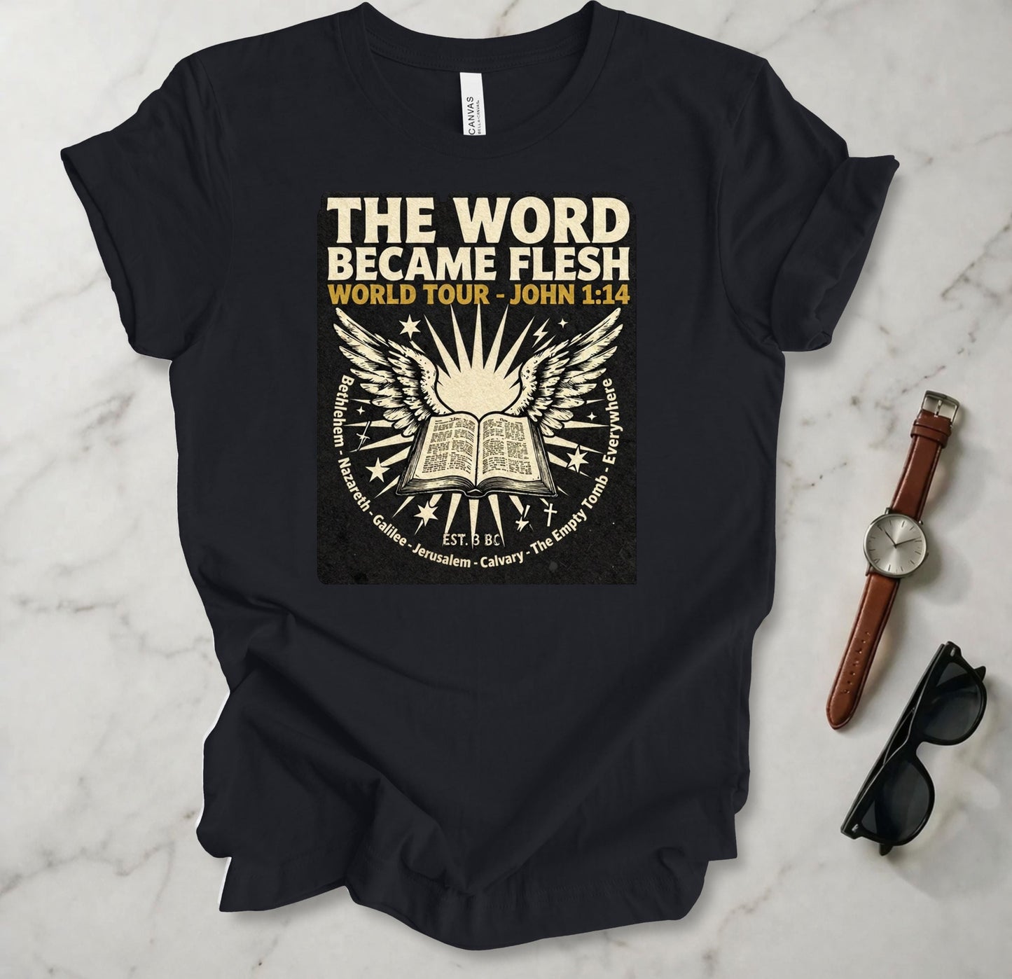 Word Became Flesh Tour T Shirt