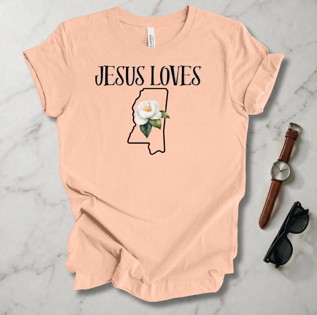 Jesus Loves Mississippi T Shirt
