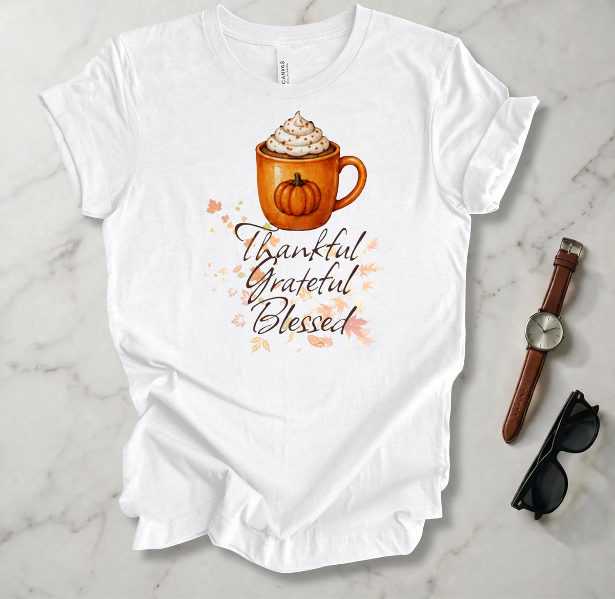 Thankful Grateful Blessed T Shirt