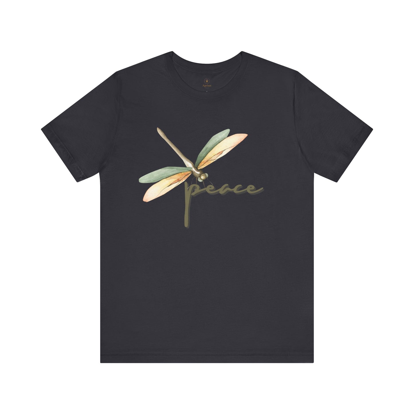 Green/Brown Dragonfly (Peace) T Shirt
