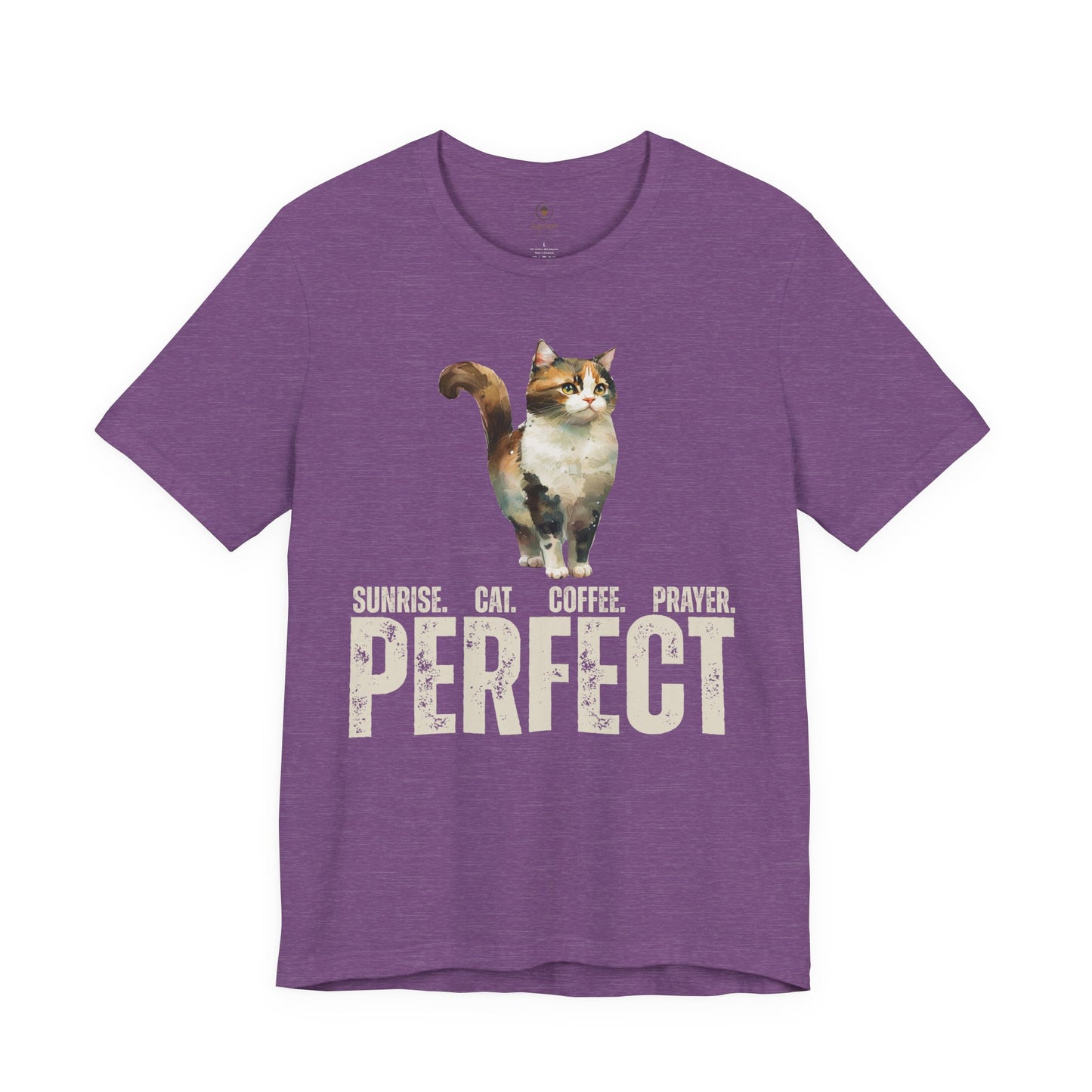 Sunrise, Coffee, Prayer, And A Cat T Shirt