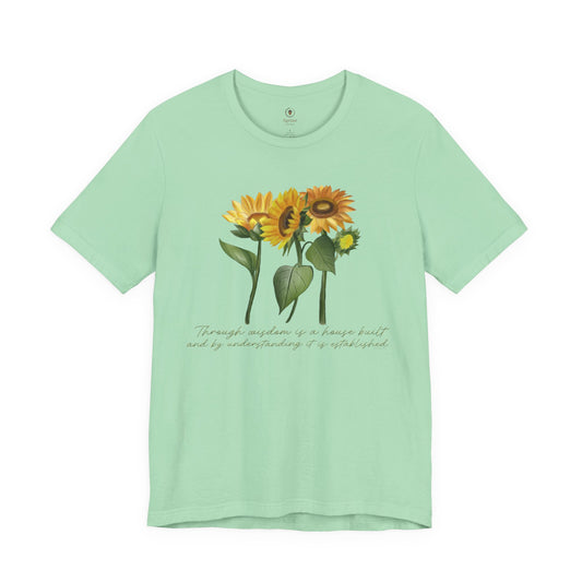 Through Wisdom Is A House Built T Shirt