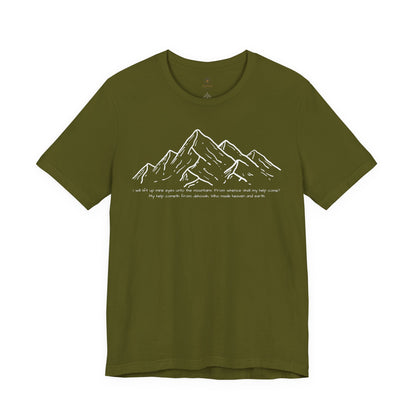 I Lift My Eyes To The Mountains T Shirt