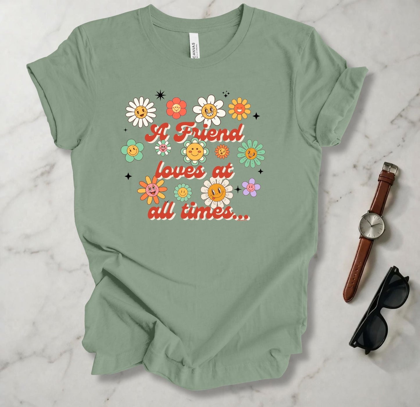 A Friend Loves At All Times  T Shirt