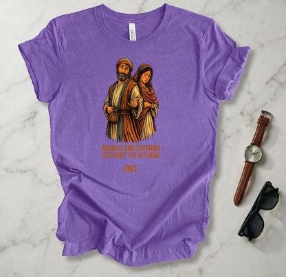 Ananias And Sapphira T Shirt