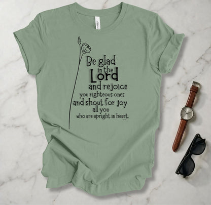 Be Glad In The Lord And Rejoice T Shirt