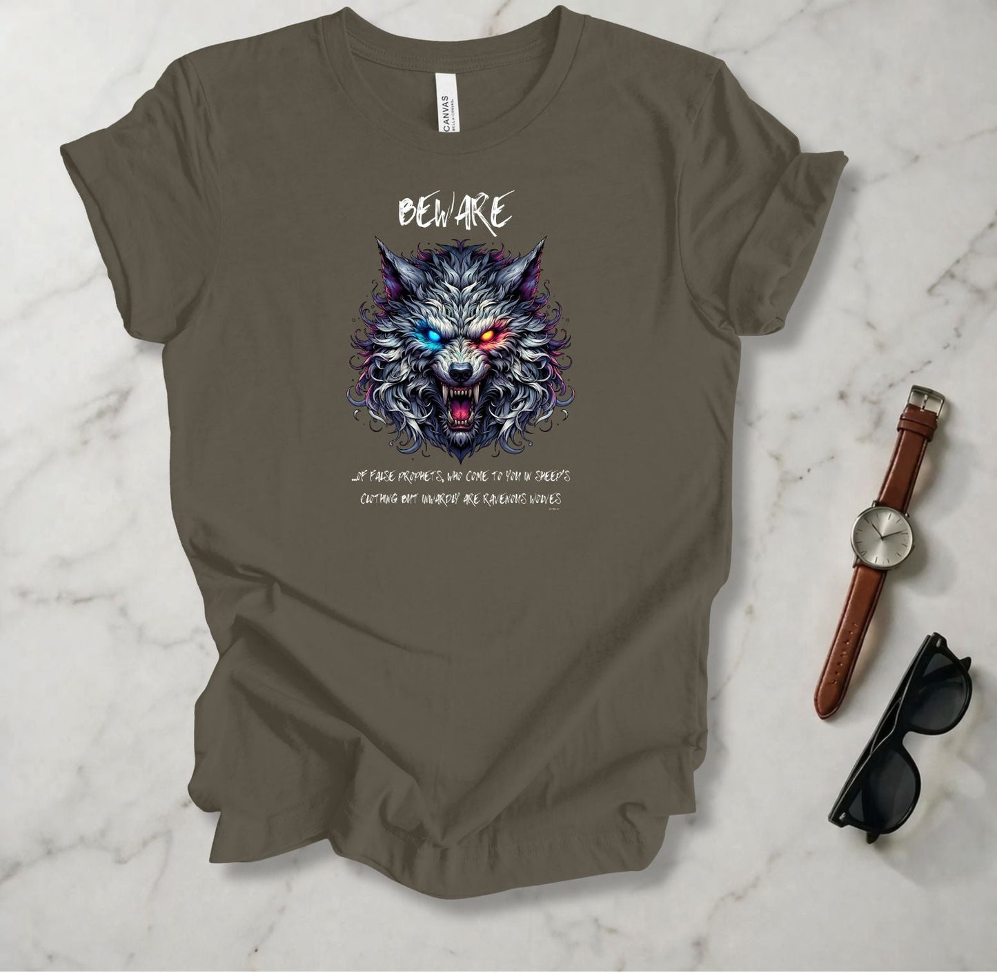 Beware The Wolf T Shirt