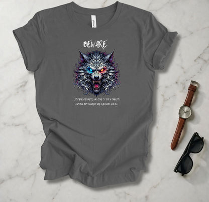 Beware The Wolf T Shirt