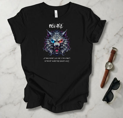 Beware The Wolf T Shirt