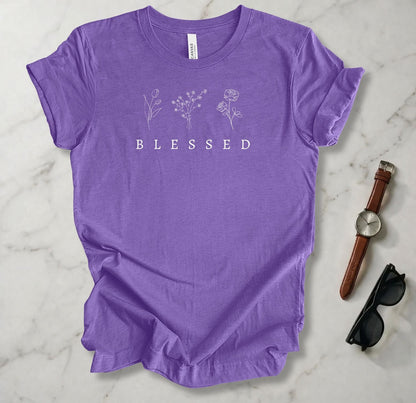 Blessed (Flowers) T Shirt
