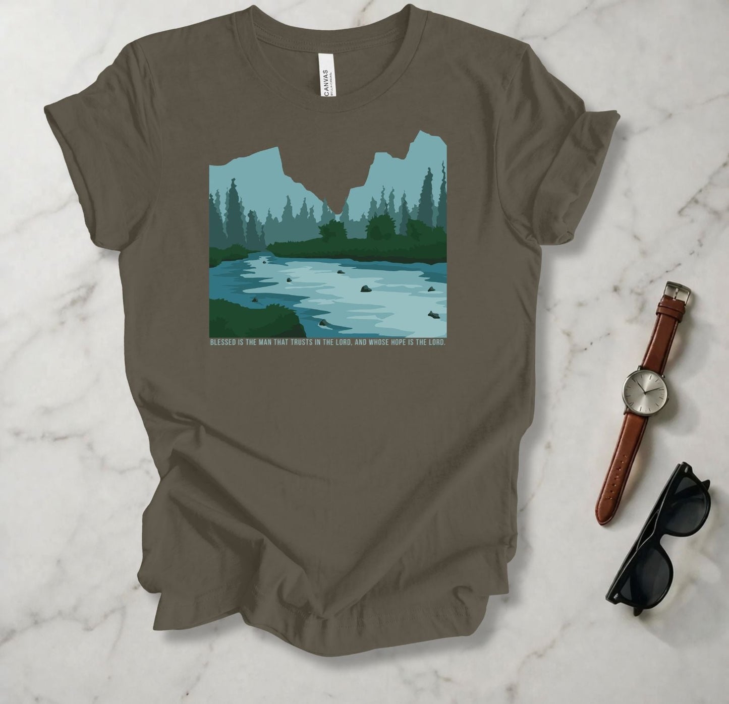 Blessed Is The Man Who Trusts In The Lord T Shirt