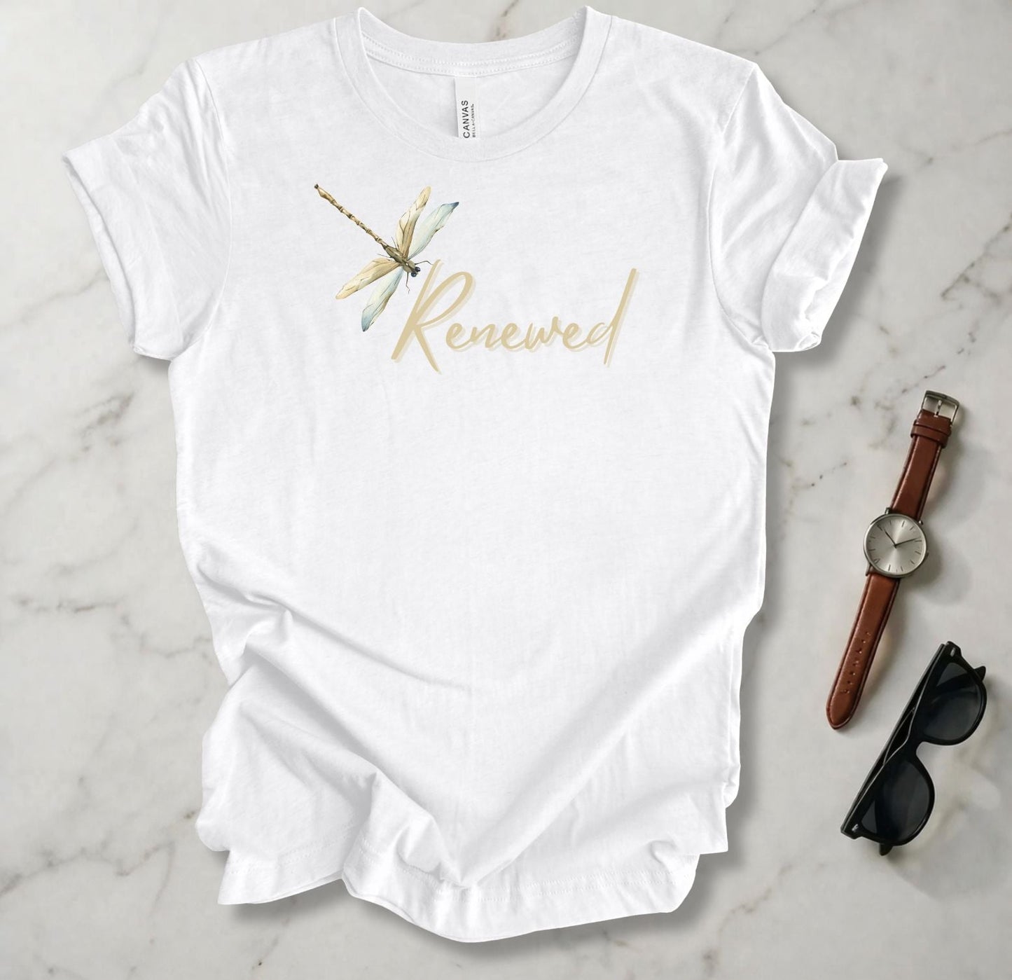 Brown Dragonfly (Renewed) T Shirt