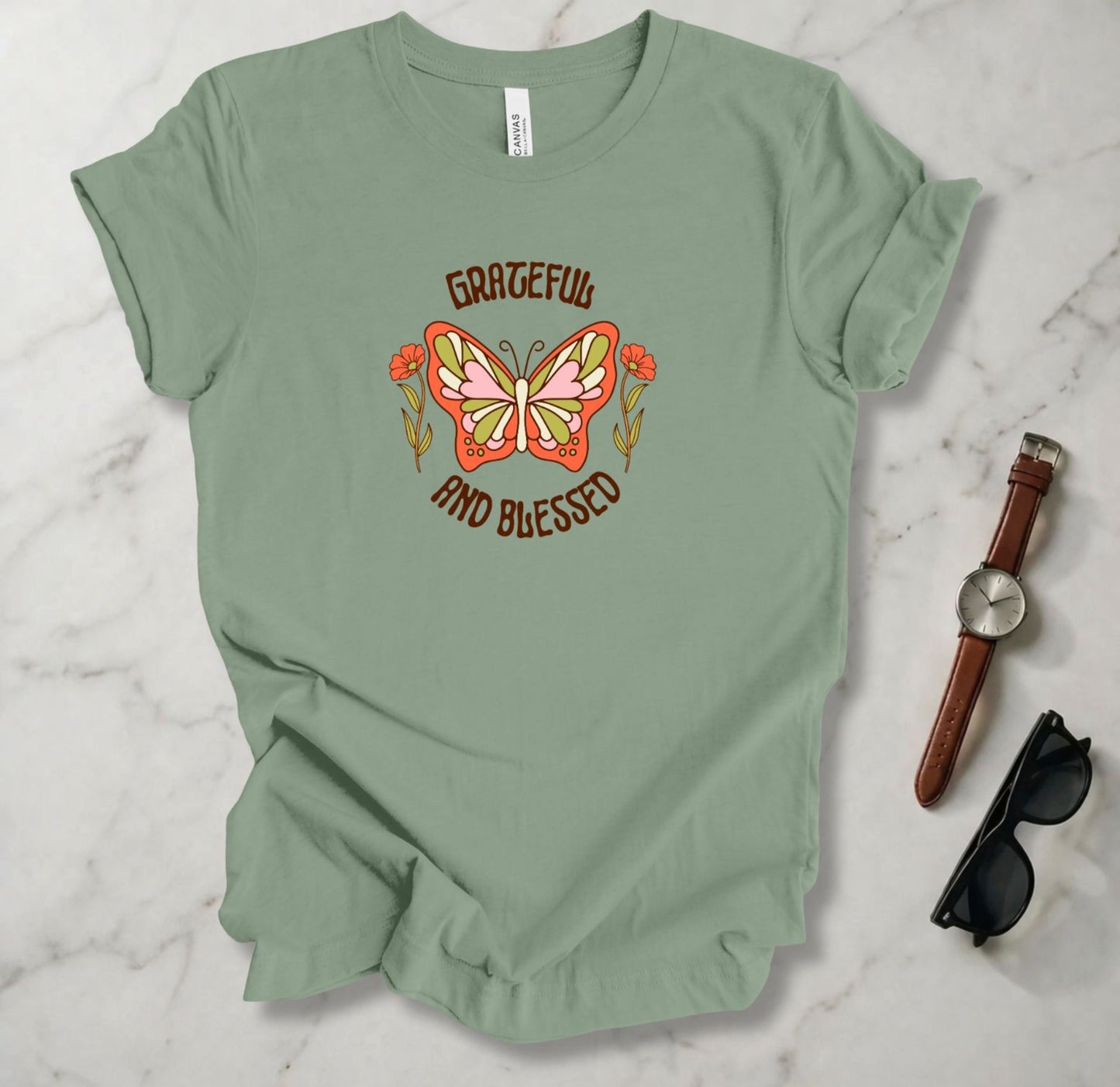 Grateful And Blessed  T Shirt