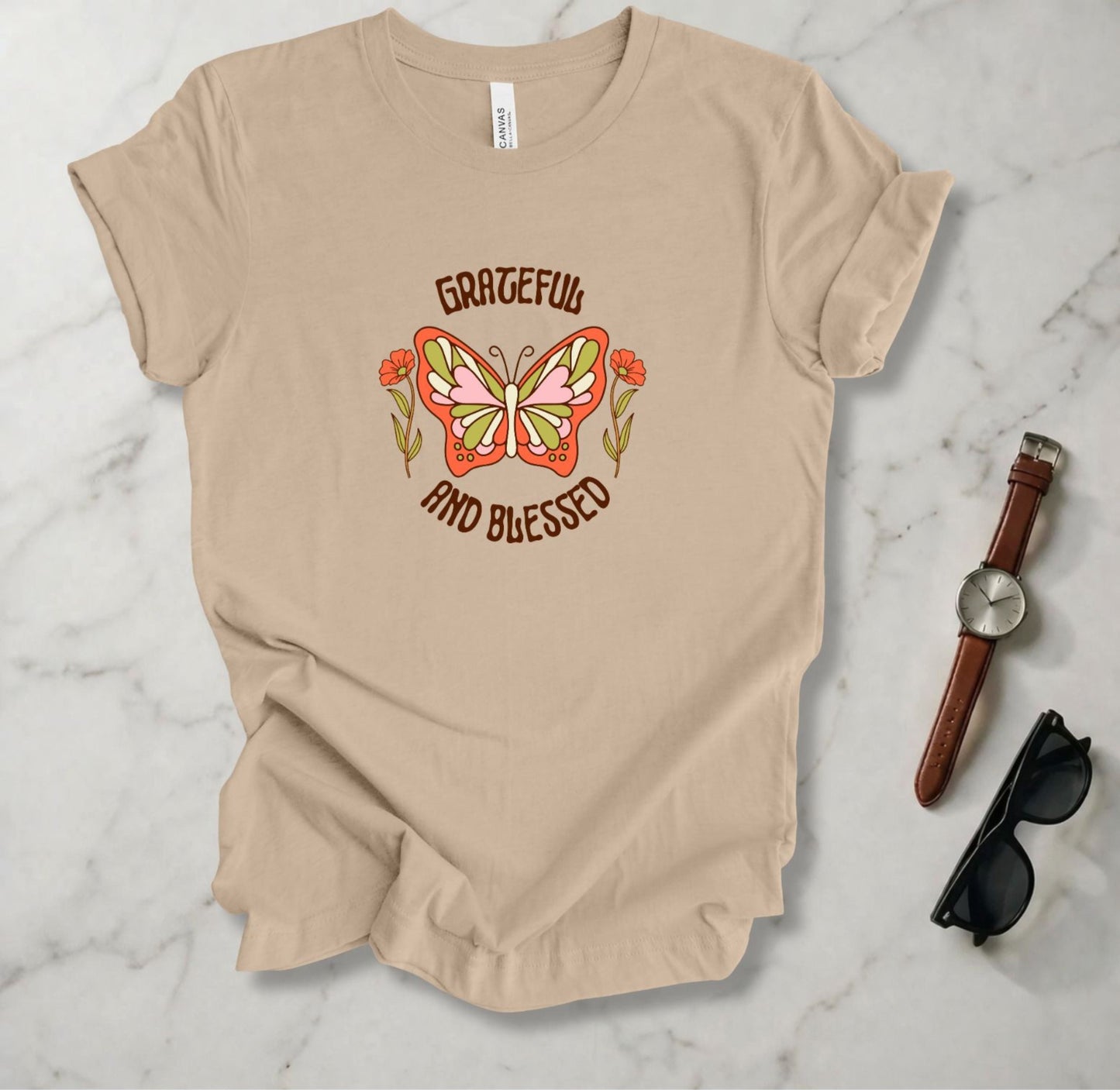 Grateful And Blessed  T Shirt