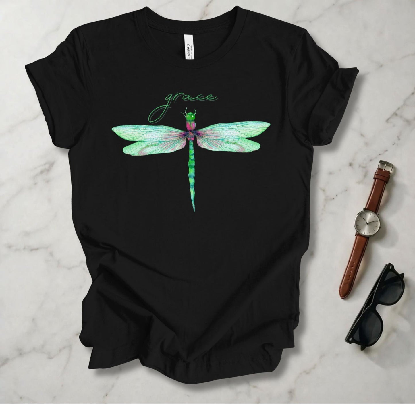 Green Dragonfly (Grace) T Shirt