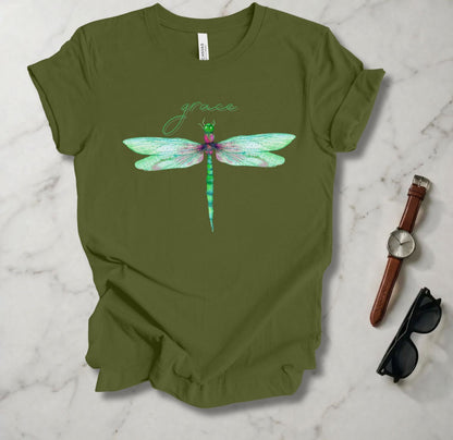 Green Dragonfly (Grace) T Shirt