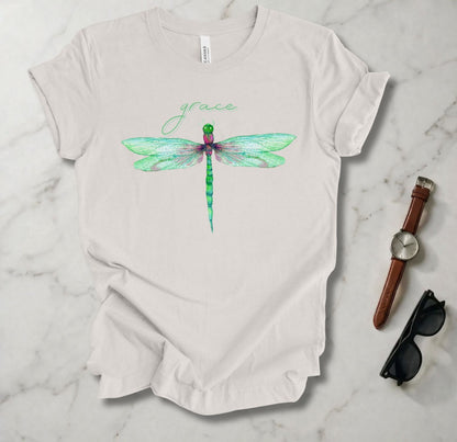 Green Dragonfly (Grace) T Shirt