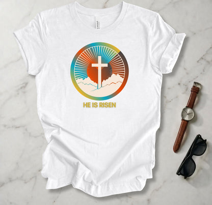 He Is Risen Retro 2 T Shirt