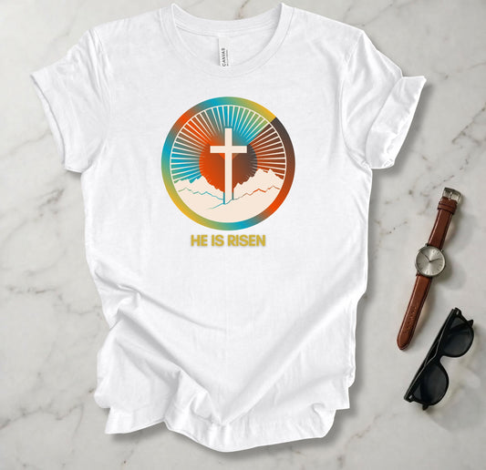 He Is Risen Retro 2 T Shirt