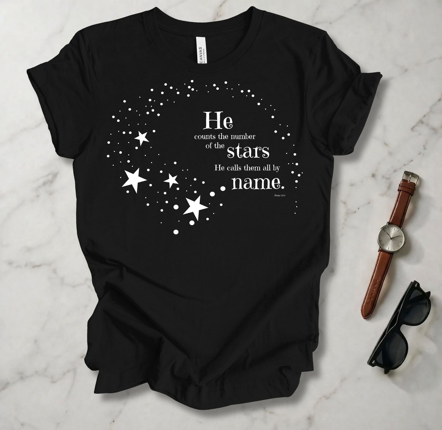 He Named Each Star T Shirt