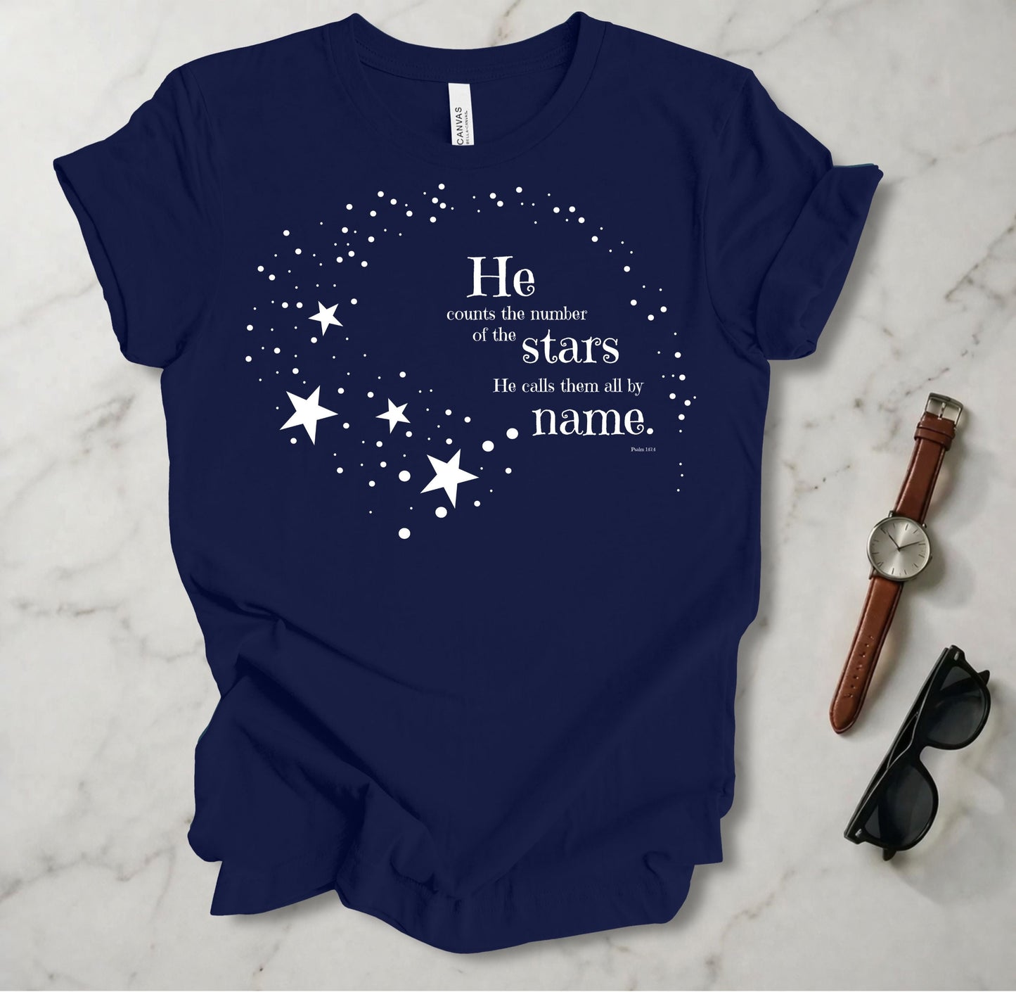 He Named Each Star T Shirt