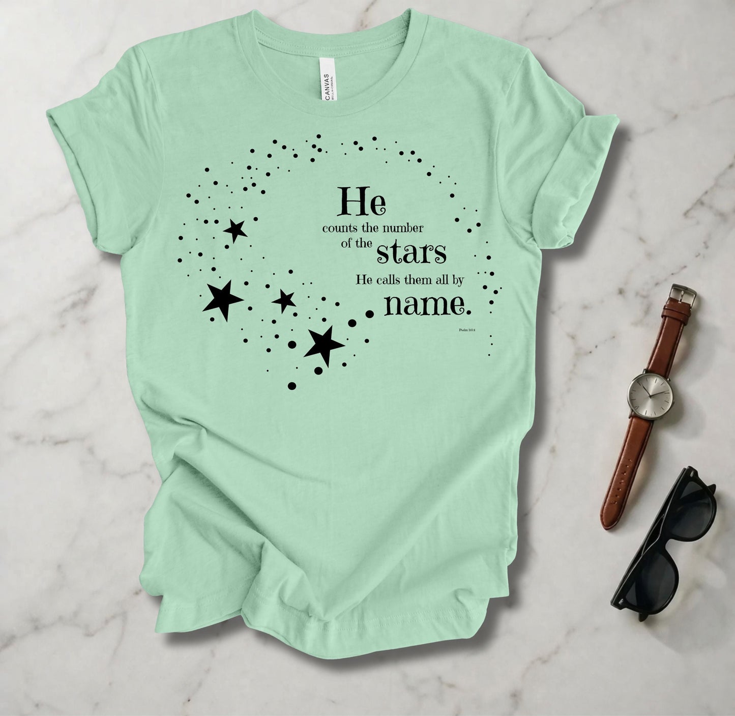 He Named Each Star T Shirt