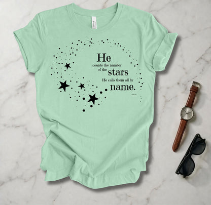 He Named Each Star T Shirt