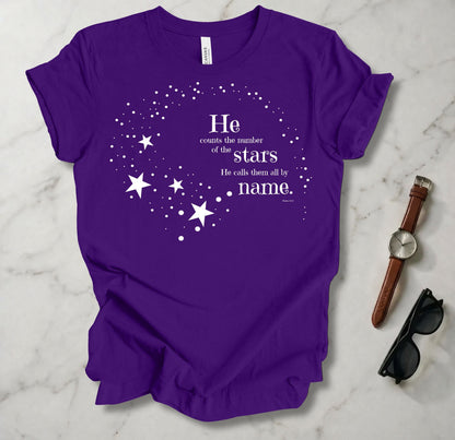 He Named Each Star T Shirt