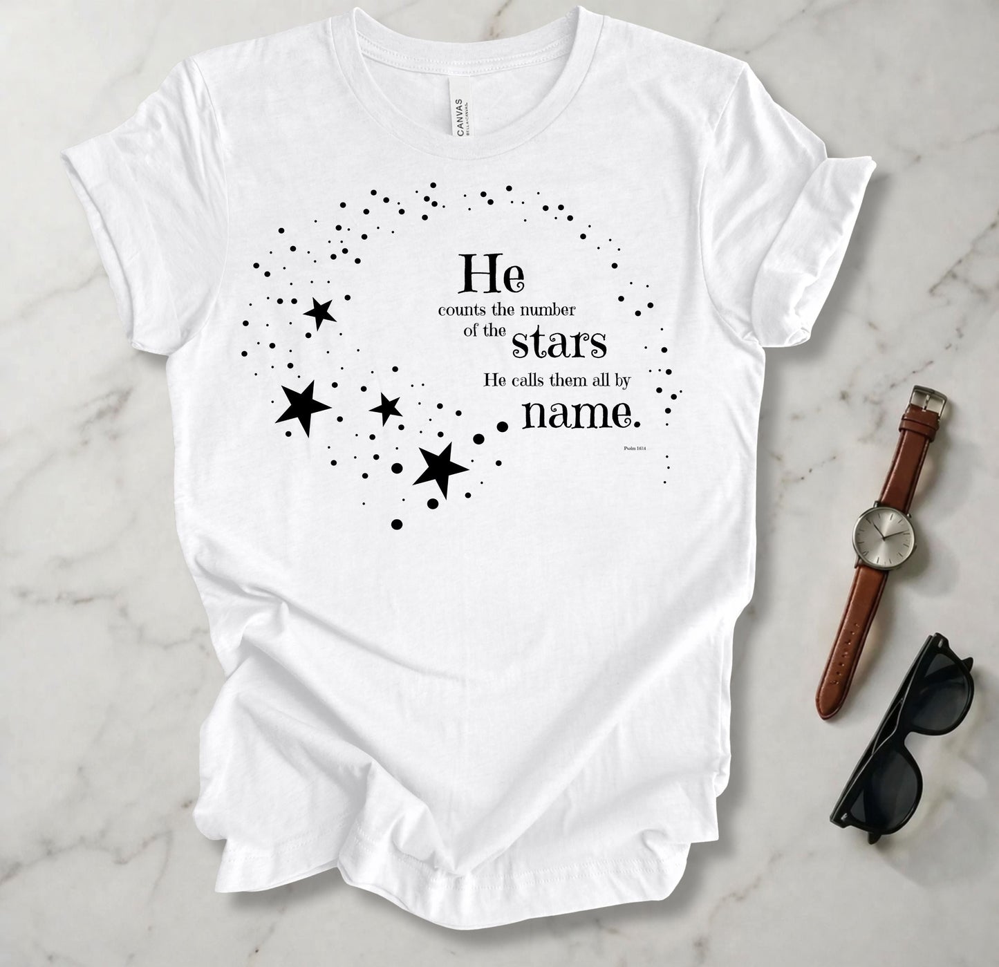 He Named Each Star T Shirt