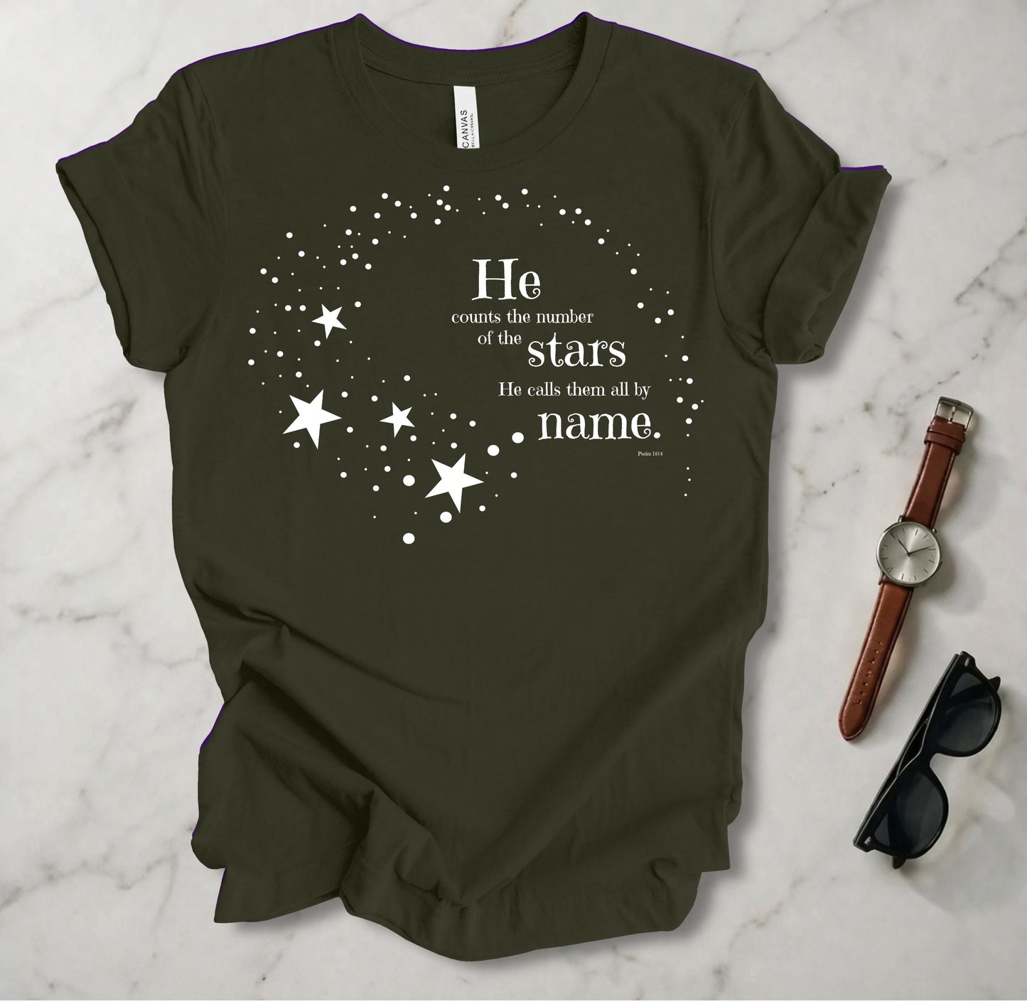 He Named Each Star T Shirt