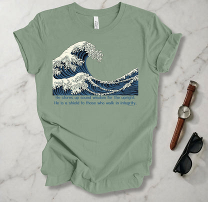He Stores Up Sound Wisdom For The Upright T Shirt