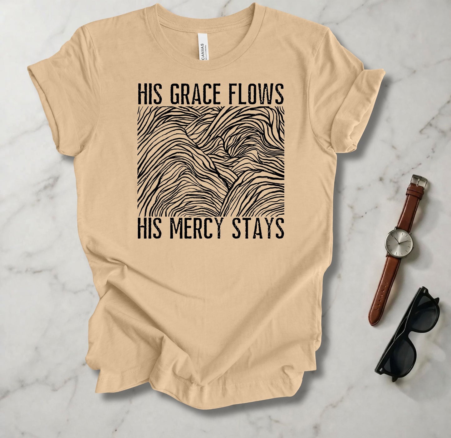 His Grace Flows T Shirt