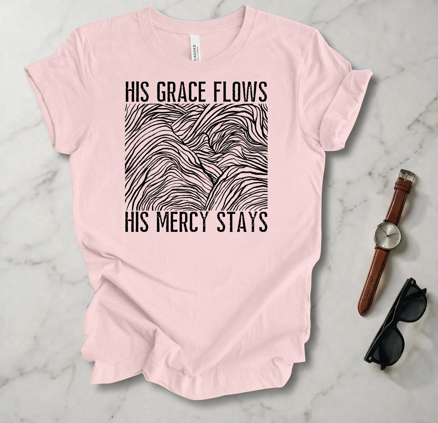 His Grace Flows T Shirt