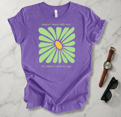 His Peace Was Left WIth Us T Shirt