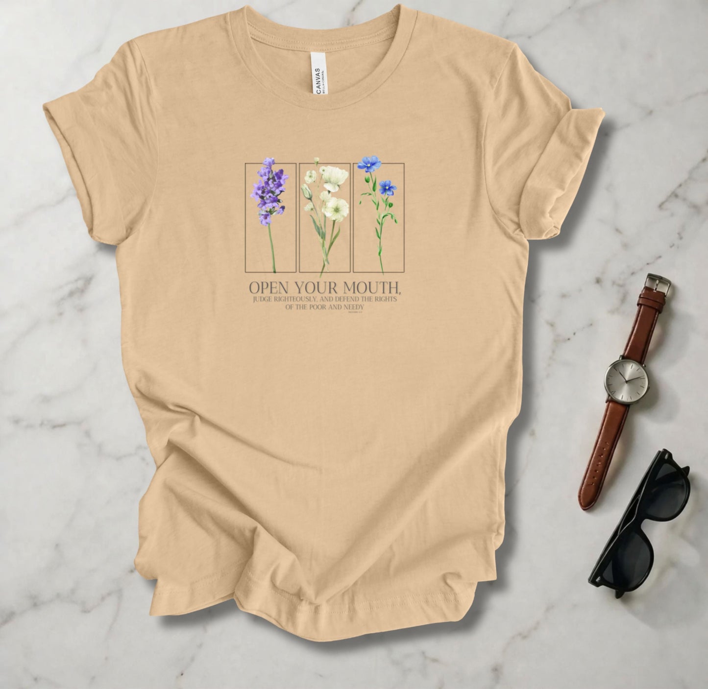 Open Your Mouth And Judge Righteously T Shirt