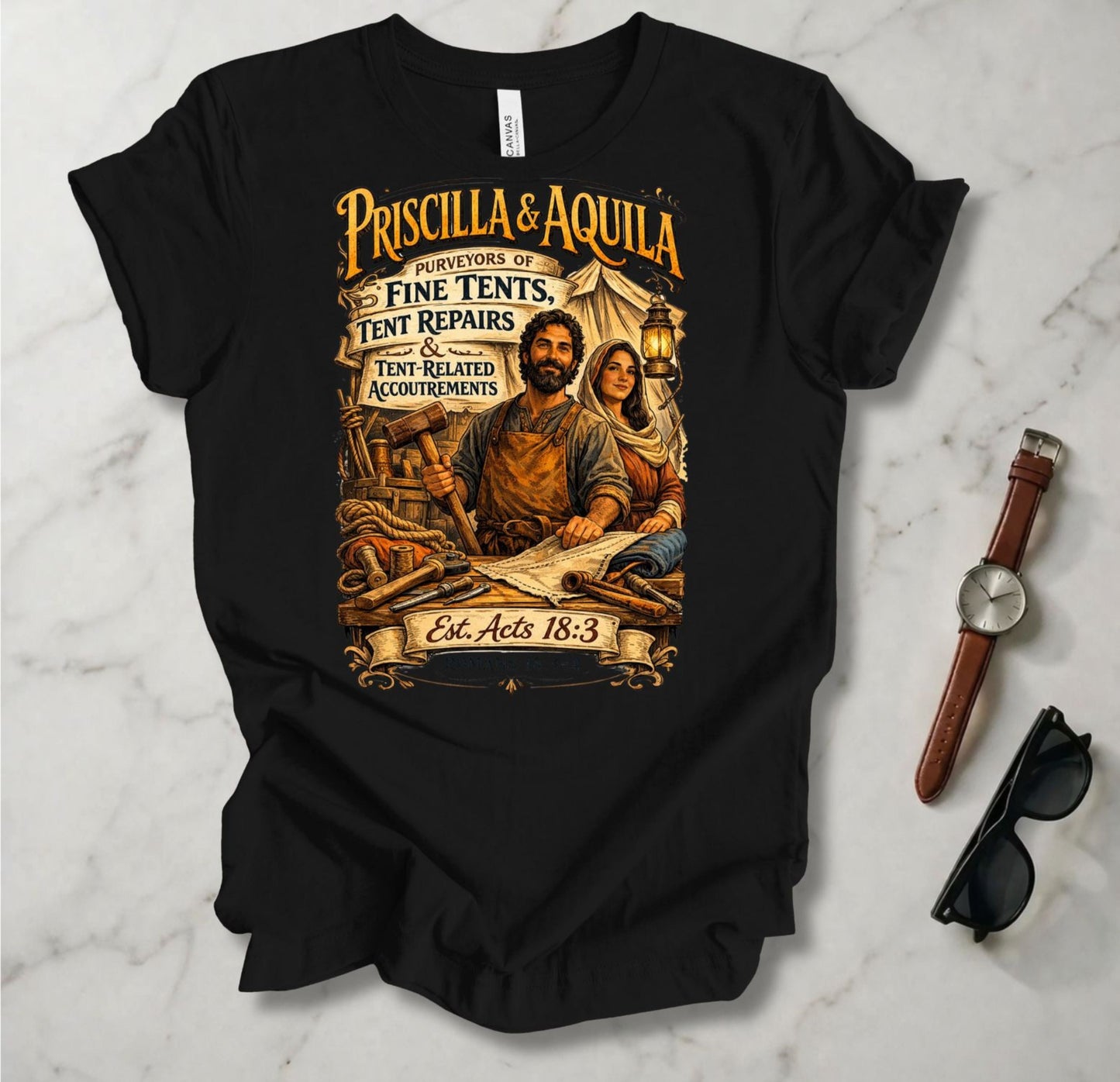 Priscilla And Aquila T Shirt