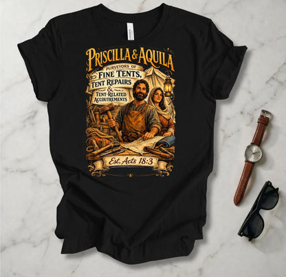 Priscilla And Aquila T Shirt