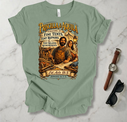 Priscilla And Aquila T Shirt