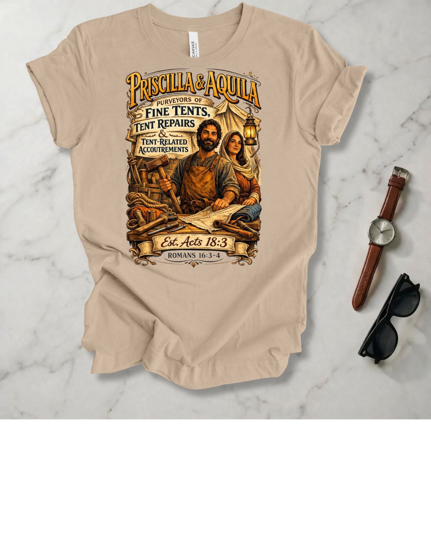 Priscilla And Aquila T Shirt