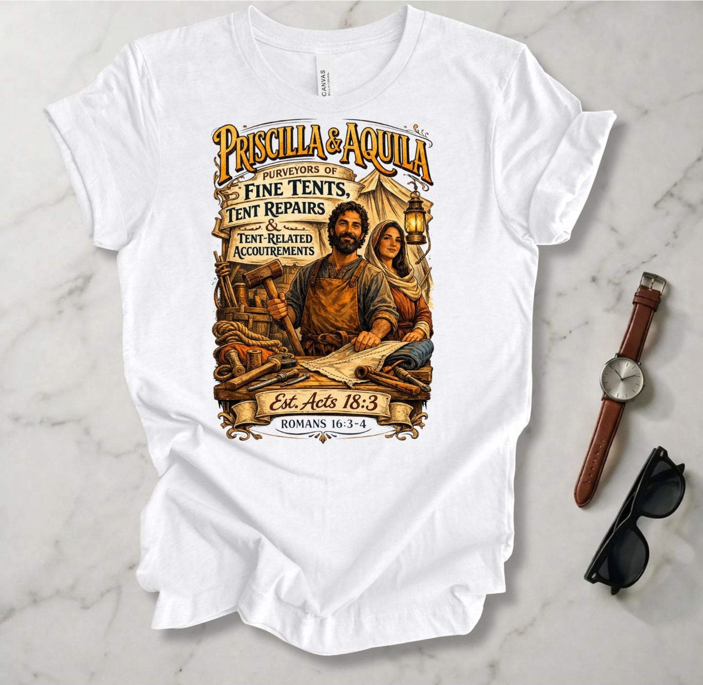 Priscilla And Aquila T Shirt