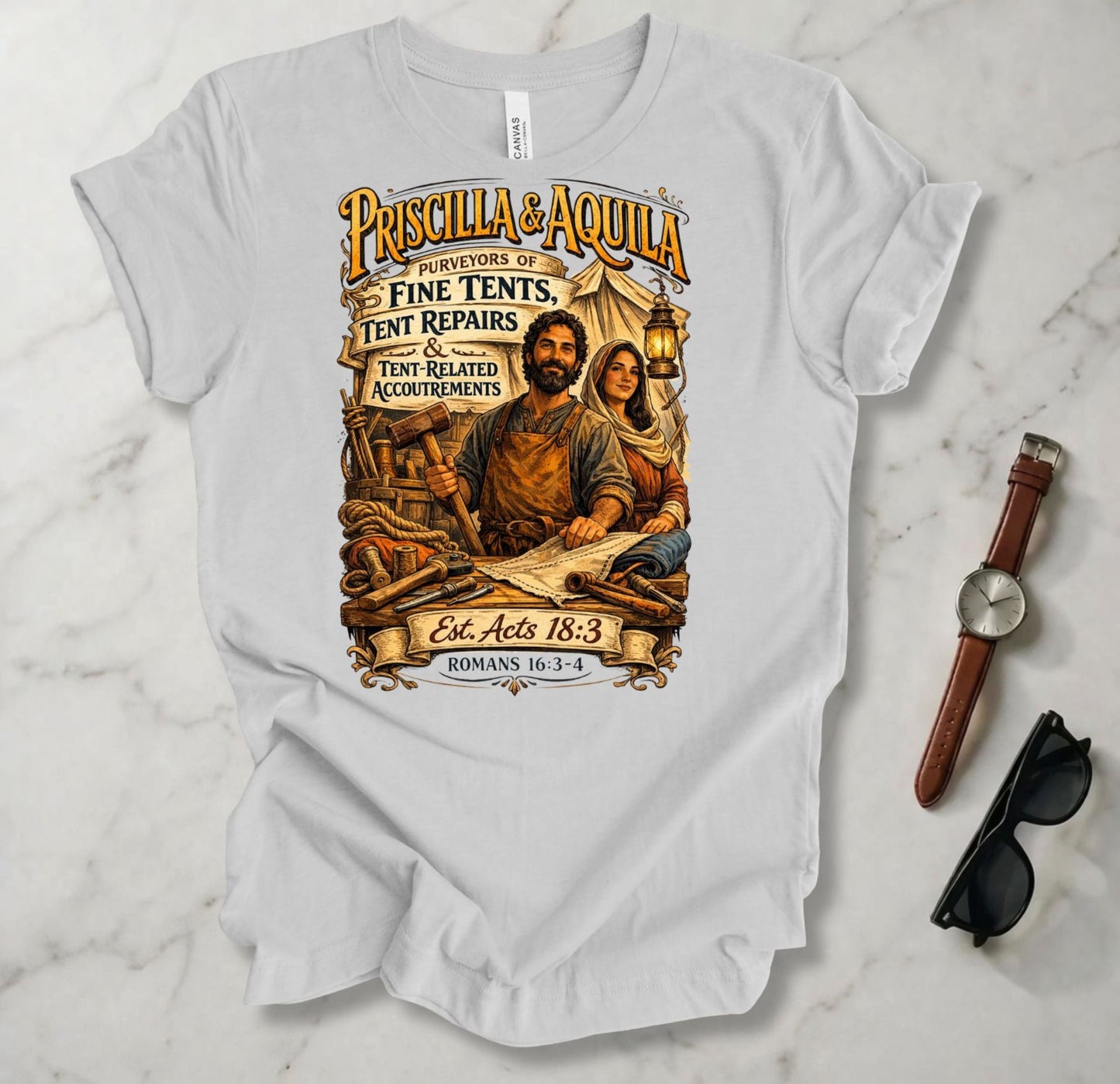 Priscilla And Aquila T Shirt