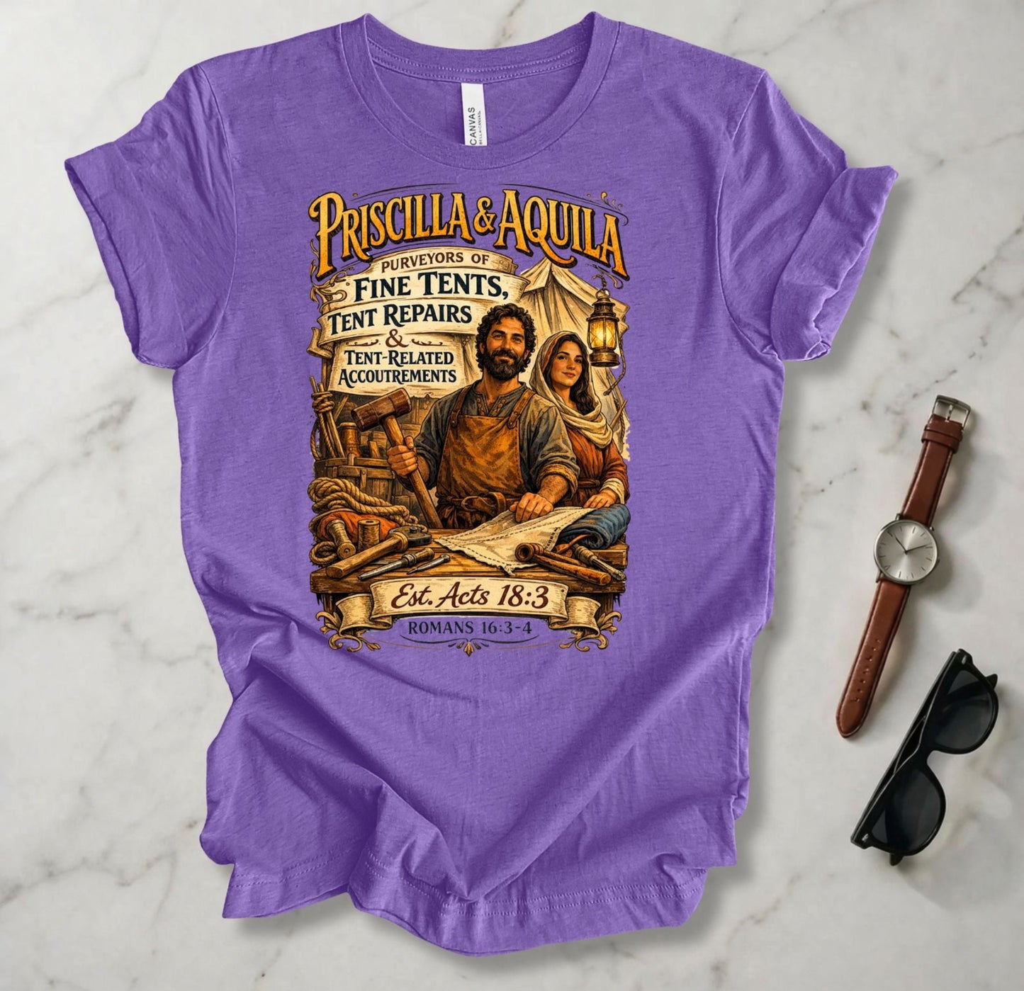 Priscilla And Aquila T Shirt