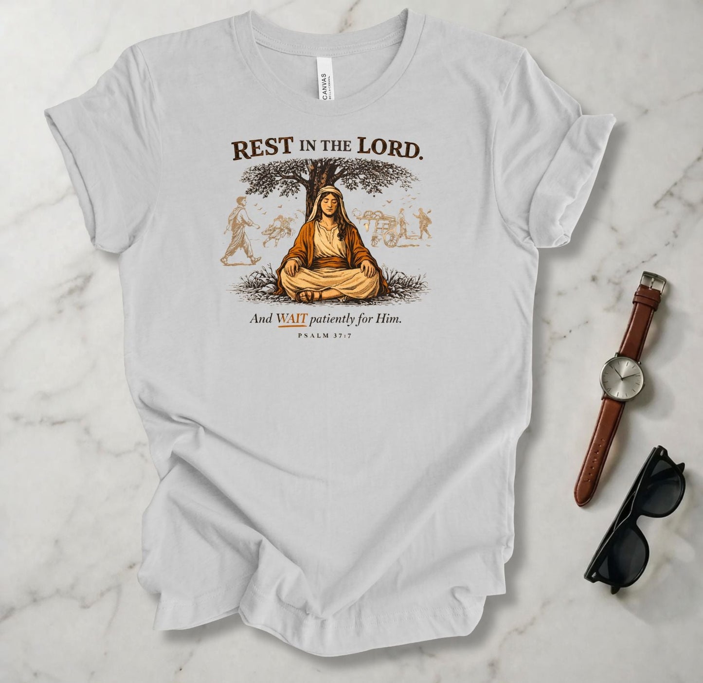 Rest In The Lord (woman) T Shirt