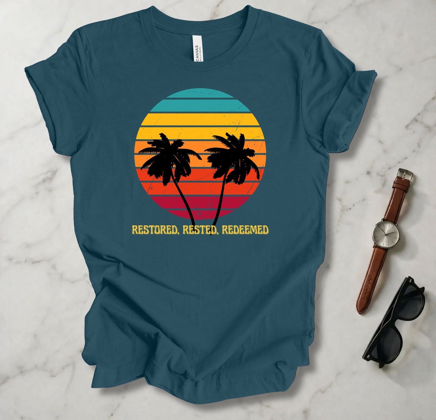 Restored Rested Redeemed T Shirt
