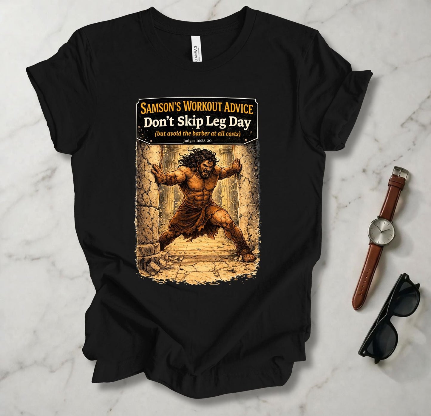 Samson's Workout Advice T Shirt