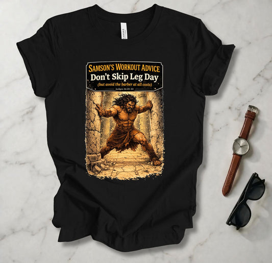 Samson's Workout Advice T Shirt
