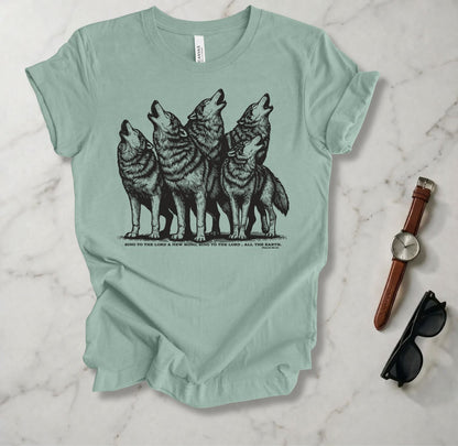 Sing A New Song (Wolves) T Shirt